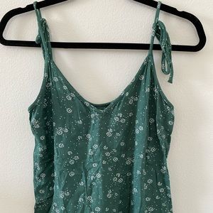 Abercrombie & Fitch Floral Tie Tank